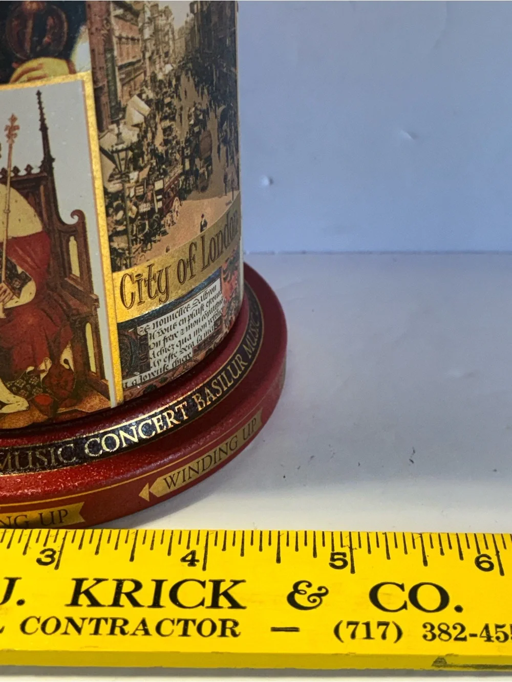 Basilur Music Concert London Musical Tea Tin Canister – Plays 